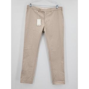 SALLE PRIVEE Men's Gehry Stretch-Cotton Chino Trousers Size 40 NWT